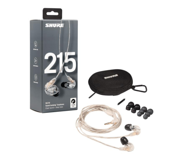 Shure SE215 Przezroczyste - 642871 - zdjęcie 4